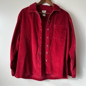 L.L. Bean Women's Shacket Corduroy Shirt Jacket